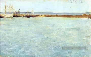  1895 - Vue port Valence 1895 aquascape impressionnisme Pablo Picasso